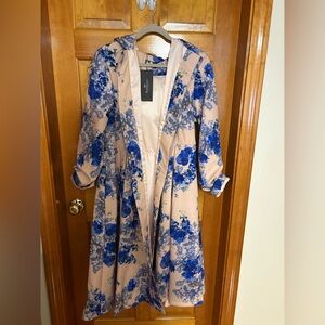 RARE Rainsisters Cornflower Blue Coat NWT